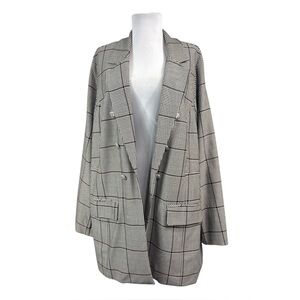 Studio by Torrid NEW 3X Open Blazer Lined Herringbone Pockets Career Business